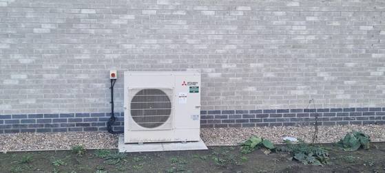 Air source heat pump installation in Birmingham
