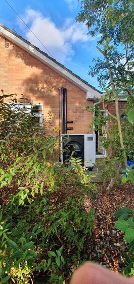 Air source heat pump installation in Norwich, Norfolk