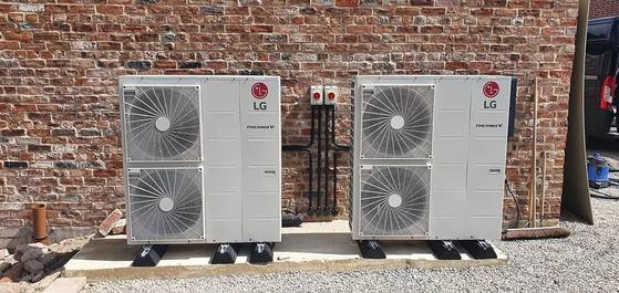 Air source heat pump installation in Spalding, Lincolnshire